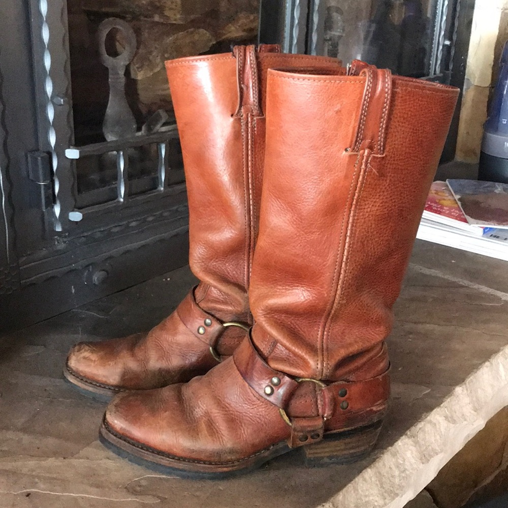 Frye 15r Harness boots in Redwood